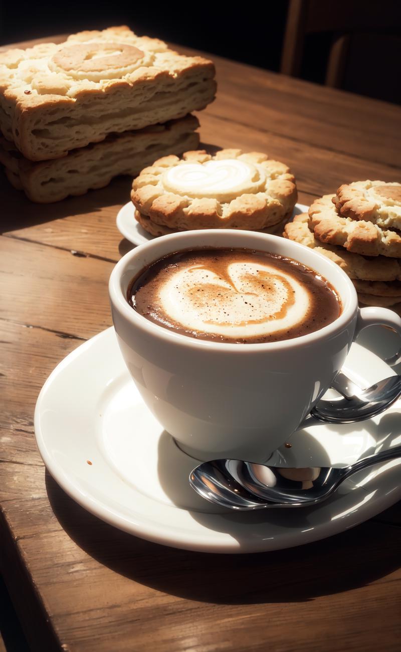 46999-429396389-food photography, cup of coffee, biscuits, soft lighting, volumetric lighting, rim lighting.png